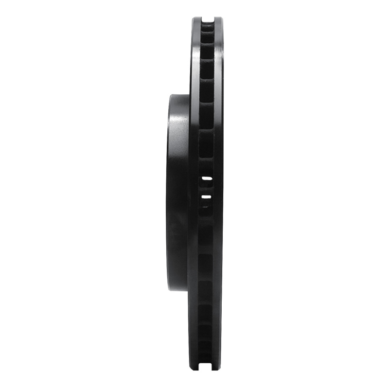 Chrysler Neon Brake Rotor (1) - Front Right - R1 Concepts - Drilled & Slotted - Black - `00-`05